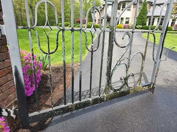 BA - Power Washing before