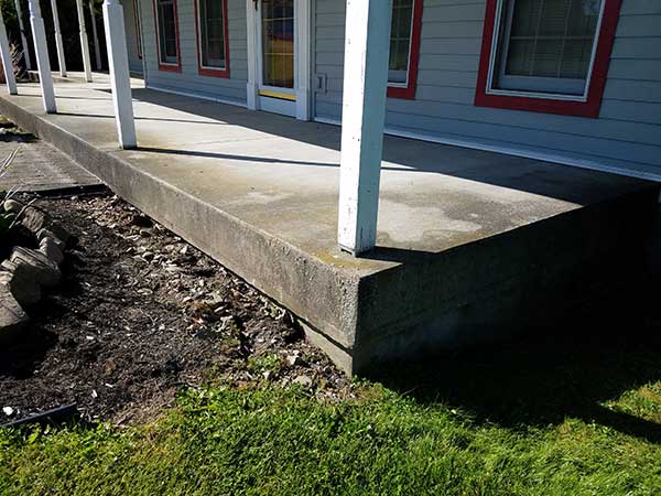 BA - Power Washing before