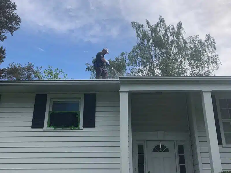 Roof Cleaning in Locke